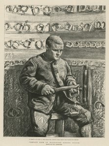 Sträflingsleben im Wormwood Scrubs Gefängnis (Gravur) von Charles Paul Renouard