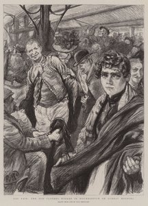 Rag Fair, der Altkleidermarkt in Hounsditch am Sonntagmorgen von Charles Paul Renouard