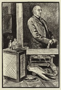 Das Studio von Frank Holl von Charles Paul Renouard