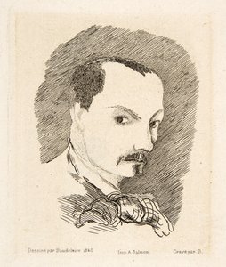 Selbstporträt von Charles Baudelaire, veröffentlicht 1869