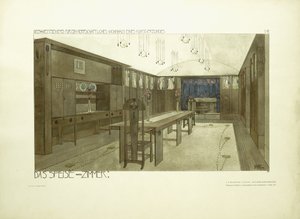 Esszimmer, ca. 1901