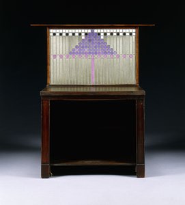 Ein Schreibschrank, entworfen für Walter W. Blackie Esq., Hill House, Edinburgh von Charles Rennie Mackintosh