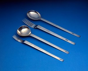 D.W. Hislop Set aus Löffeln und Gabeln (Silber)