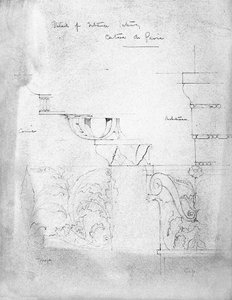 Details des Eingangstors, Certosa di Pavia, 1891 von Charles Rennie Mackintosh