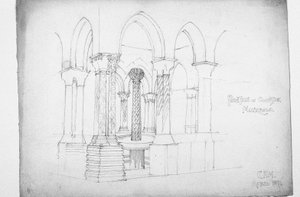 Brunnen im Kreuzgang, Monreale, 1891