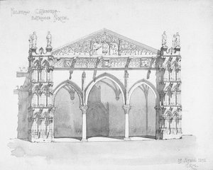 Eingangsportal der Kathedrale von Palermo