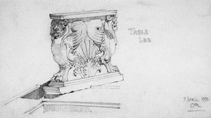Tischbein, 1891 von Charles Rennie Mackintosh