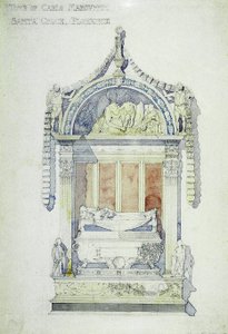 Grab von Carlo Marsuppini, Santa Croce, Florenz, 1891