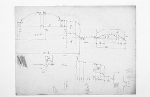 Ohne Titel (Arbeitsskizzenblatt), 1891 von Charles Rennie Mackintosh