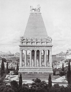 Das ursprüngliche Mausoleum, ca. 353 v. Chr. von Charles Robert (after) Cockerell