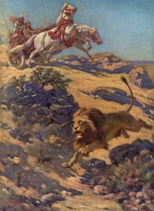 Löwenjagd im alten Assyrien