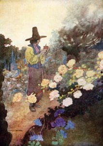 Hans in seinem Garten von Charles Robinson