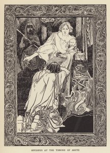 Odysseus am Thron von Arete