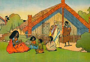 Das Zuhause der Maori, 1912