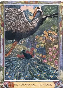 Der Pfau und der Kranich