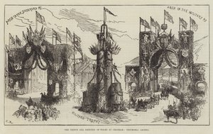 Der Prinz und die Prinzessin von Wales in Chatham, Triumphbögen