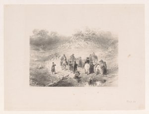 Reiter in Dünenlandschaft von Charles Rochussen