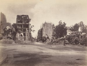 Häuser am Tor von Auteuil, Mai 1871