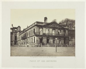 Palais de Saint-Cloud, aus der Serie "Paris et ses environs" von Charles Soulier