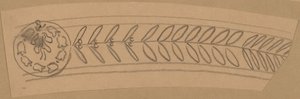 Studie für ein Randdesign von Charles Sprague Pearce