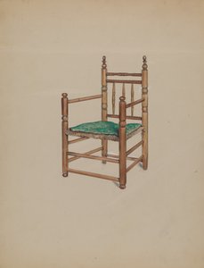 Schnitzstuhl von Charles Squires