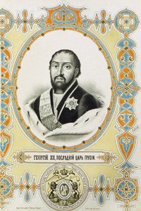 Porträt des letzten Königs des Königreichs Kartli-Kachetien Georgisches Königreich Giorgi XII von Charles Thompson