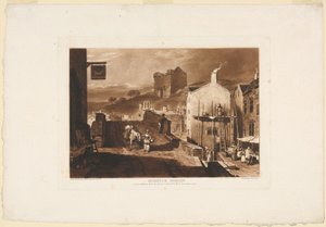 Morpeth, Northumberland, aus dem Liber Studiorum, 1809
