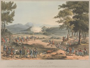 Nr.4 Stadt Poinbal. Am Morgen des 11. März 1811 von den Franzosen geräumt von Charles Turner