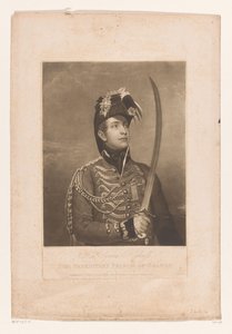 Porträt von Wilhelm II., König der Niederlande von Charles Turner
