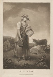 Die Milchmagd von Charles Turner