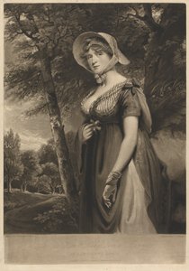 Die ehrenwerte Lady Louisa Manners in Bauernkleidung von Charles Turner