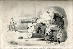 Illustration von Charles Vernier in Le Charivari von Charles Vernier