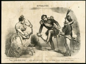 Illustration von Charles Vernier in Le Charivari