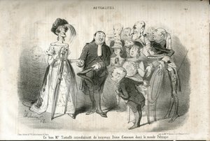 Illustration von Charles Vernier (? -1887) in Le Charivari