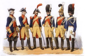 Uniformen der französischen Armee: Gendarmen von Charles Vernier