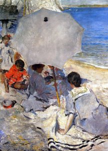 Am Strand, ca. 1900-05