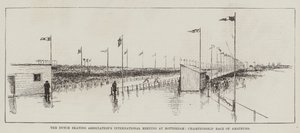 Das internationale Treffen des niederländischen Eislaufverbandes in Rotterdam, Meisterschaftsrennen der Amateure von Charles Whymper
