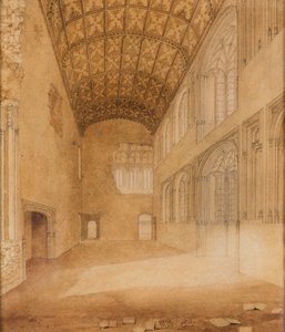 Crosby Hall (Nr. 1), ca. 1818 von Charles Wild
