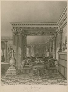 Die Nische, Goldener Zeichensaal, Carlton House, London von Charles Wild