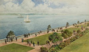 Projekt des Künstlers für Riverside Drive, Dundee von Charles William English