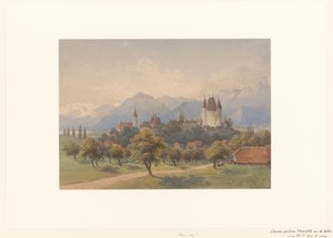 Ansicht von Thun, Schweiz von Charles William Meredith van de Velde