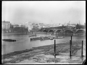Abriss der Waterloo-Brücke, City of Westminster, Greater London Authority, 1936