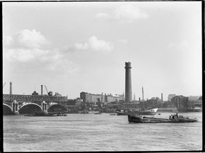 Schrotthochofen und Bleifabrik, Belvedere Road, Lambeth, Greater London Authority, 1936
