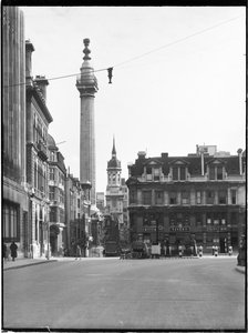 Das Monument, Monument Street, Stadt und Grafschaft der Stadt London, GLA, 1930er Jahre