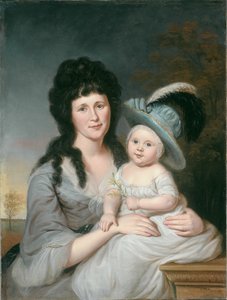 Mrs. John Nicholson (Hannah Duncan) und John Nicholson, Jr. von Charles Willson Peale