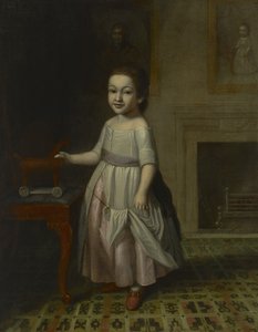 Porträt eines Jungen mit einem Spielzeugpferd, 1768 von Charles Willson Peale