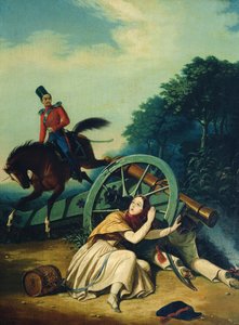 Szene aus dem Französisch-Russischen Krieg 1812, 1830er Jahre