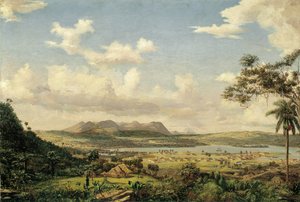 Havanna-Bucht, Kuba, ca. 1854-61, Öl auf Leinwand