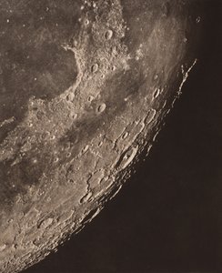 Fotokarte des Mondes
