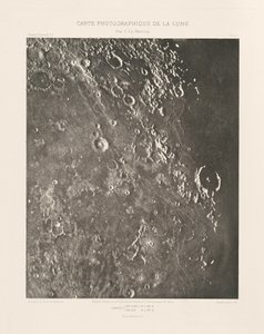 Fotografische Karte des Mondes, Platte XX von Charles le Morvan